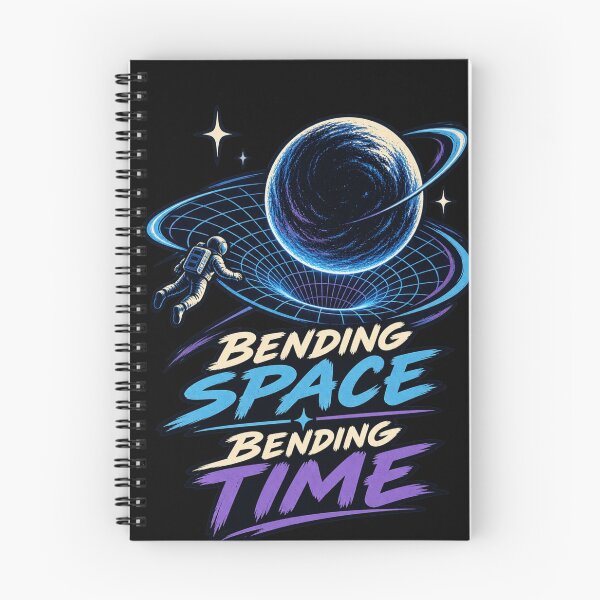 Item preview, Bending Space Bending Time - Astrophysics Relativity Black Hole Art designed and sold by AstroPal28.