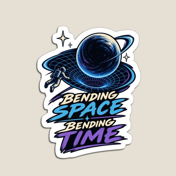 Item preview, Bending Space Bending Time - Astrophysics Relativity Black Hole Art designed and sold by AstroPal28.