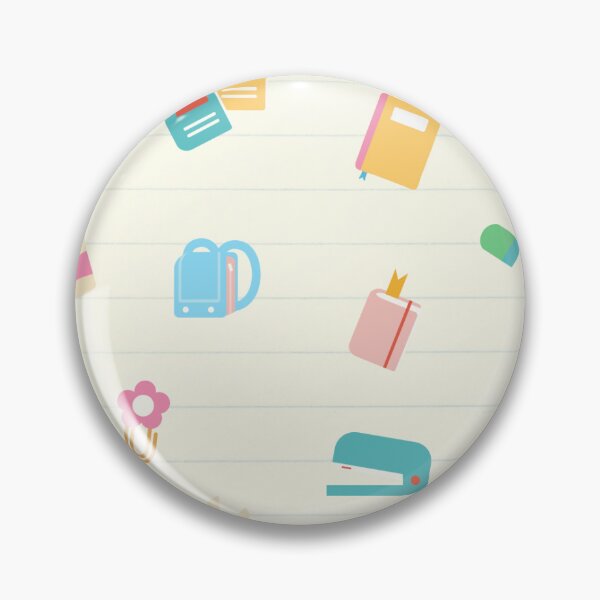 Item preview, Colorful School Supplies Pattern designed and sold by Soujji-Designs.