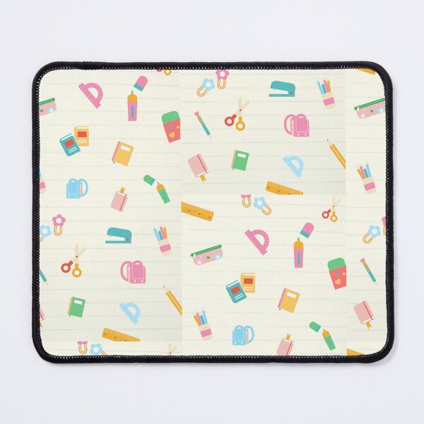 Item preview, Colorful School Supplies Pattern designed and sold by Soujji-Designs.