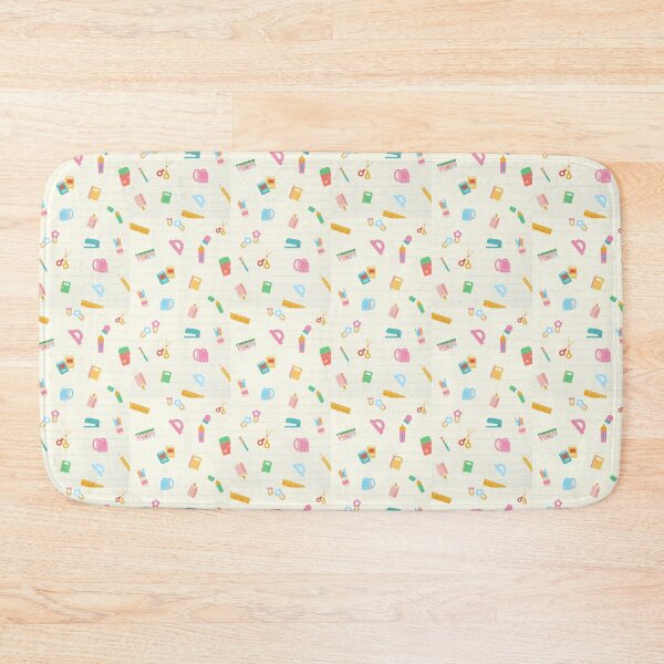 Item preview, Colorful School Supplies Pattern designed and sold by Soujji-Designs.