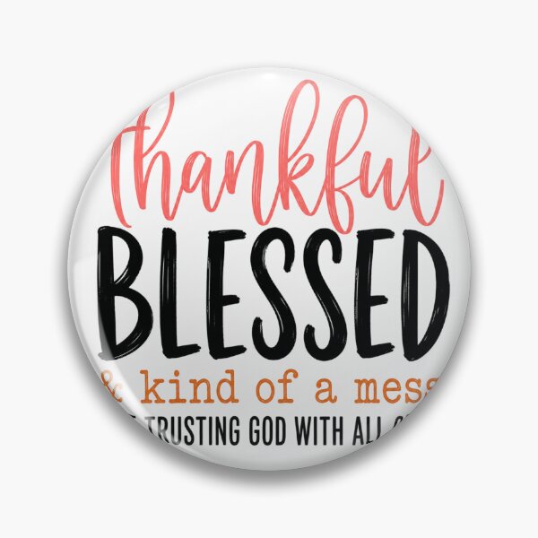 Item preview, thankful quote for gratitude and positivity designed and sold by ROUX-ART.