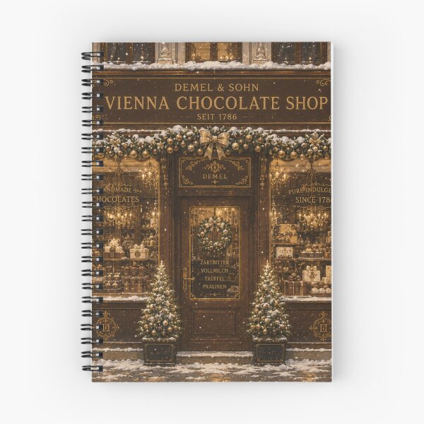 Item preview, Vienna Winter Chocolate Shop designed and sold by BiinJiin.