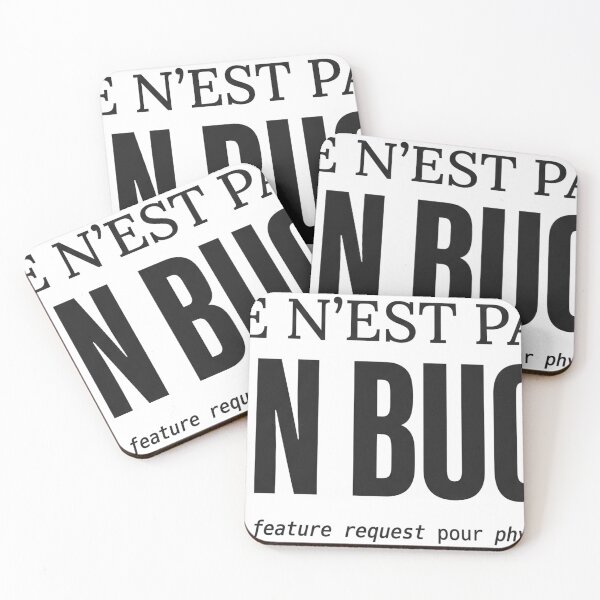 Item preview, This Is Not a Bug Feature Physicist Dev FR designed and sold by Niebieski-Labs.