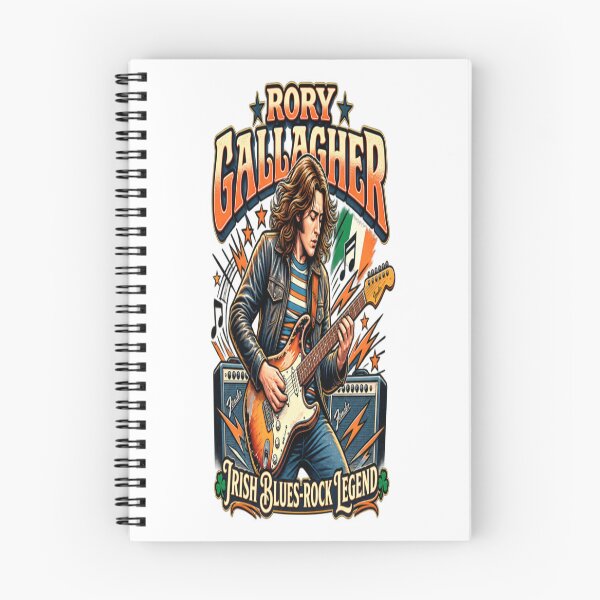 Item preview, Rory Gallagher Irish Rock  Blues Legend Guitarist Vintage Design designed and sold by CatLovers Studio.