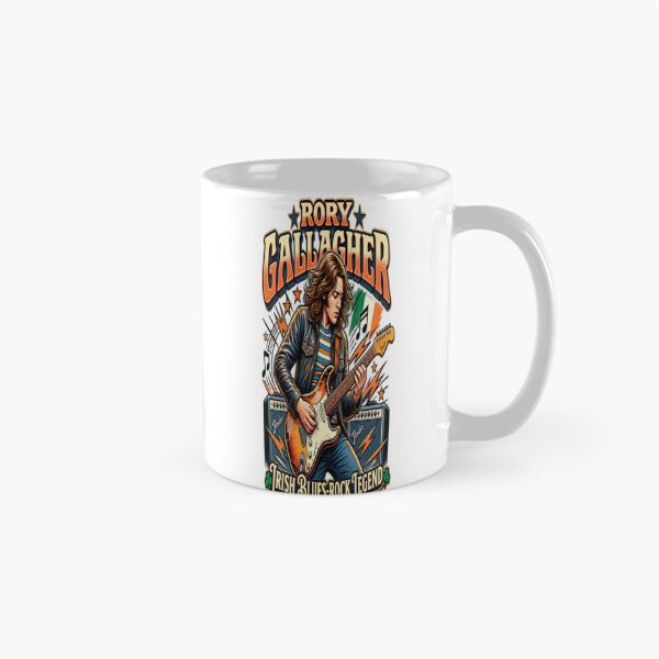 Item preview, Rory Gallagher Irish Rock  Blues Legend Guitarist Vintage Design designed and sold by CatLovers Studio.