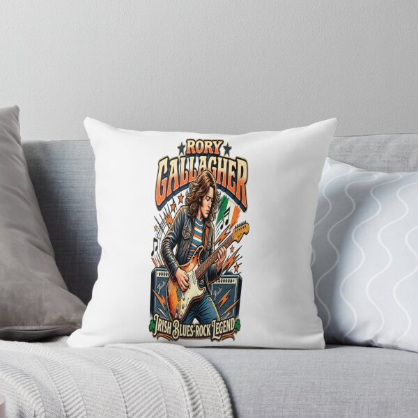Item preview, Rory Gallagher Irish Rock  Blues Legend Guitarist Vintage Design designed and sold by CatLovers Studio.