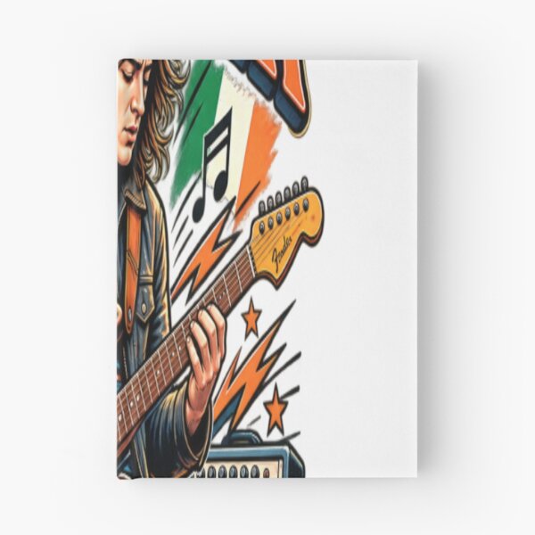Item preview, Rory Gallagher Irish Rock  Blues Legend Guitarist Vintage Design designed and sold by CatLovers Studio.