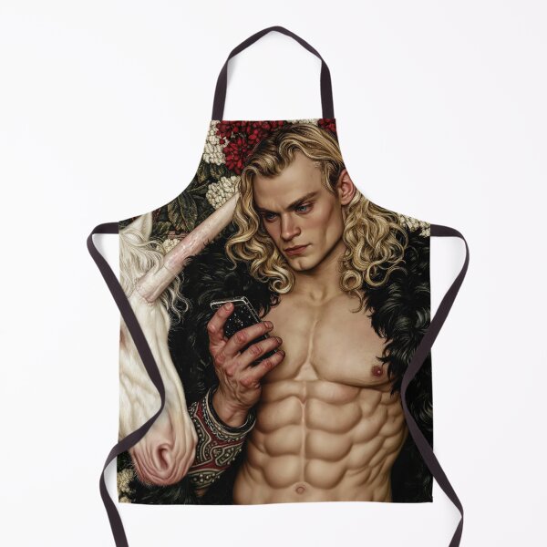 Item preview, Anachronism in the Medieval Tapestry - Man and Unicorn  designed and sold by JaimeLikes.