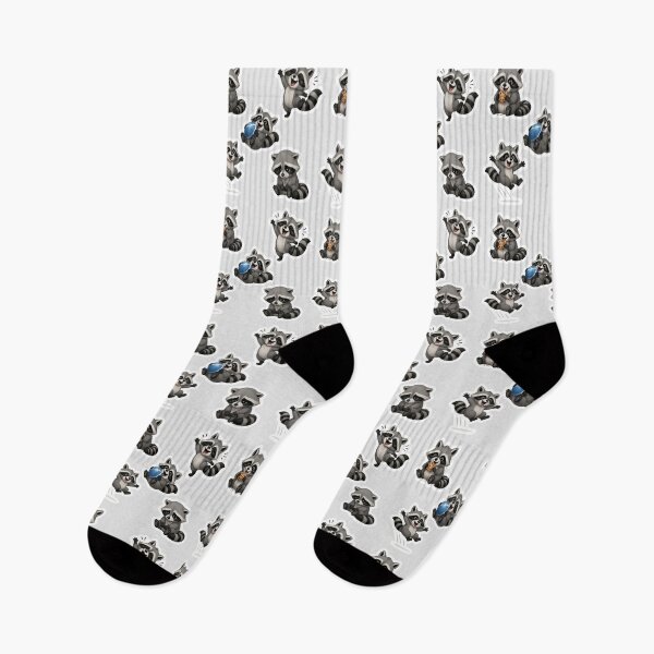 Item preview, Cute Raccoon Expressions – Playful Animal Sticker Set designed and sold by Yasmine Mohammed.