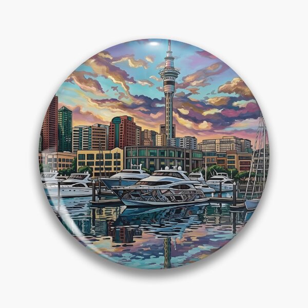 Item preview, Auckland Acrylic Travel Print, New Zealand designed and sold by POSTERIOCREW.