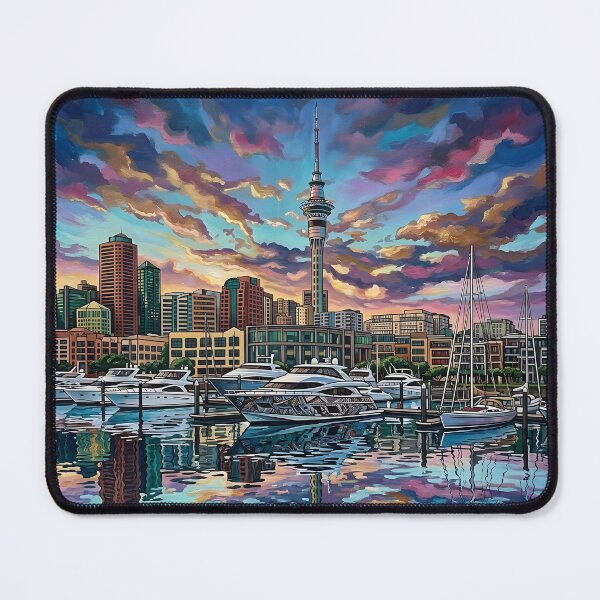 Item preview, Auckland Acrylic Travel Print, New Zealand designed and sold by POSTERIOCREW.