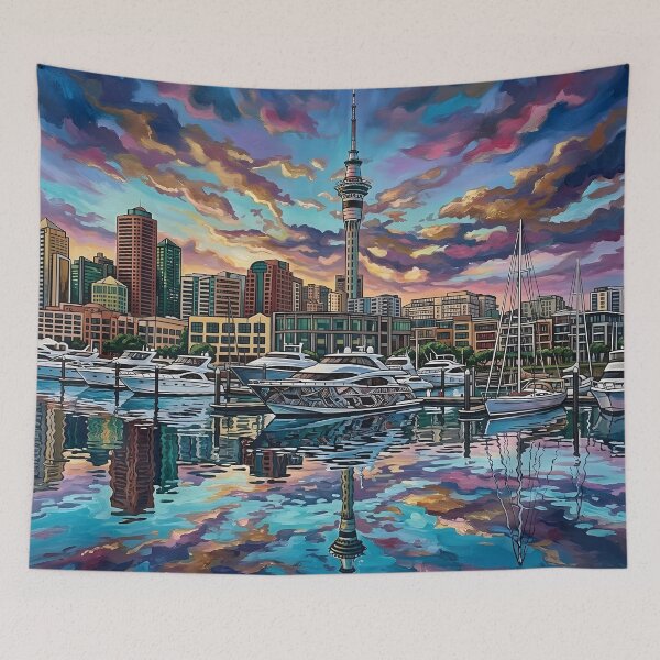 Item preview, Auckland Acrylic Travel Print, New Zealand designed and sold by POSTERIOCREW.