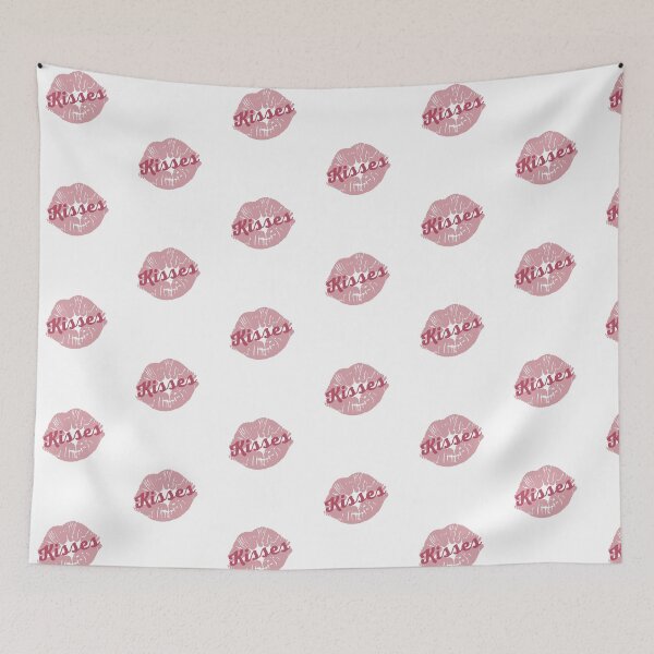 Item preview, Pink Lipstick Kisses Girly Romantic Lips designed and sold by HYPNK.