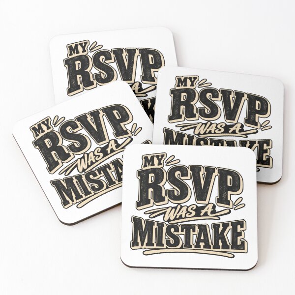 Item preview, My RSVP Was a Mistake Introvert Humor designed and sold by FZ Studio .