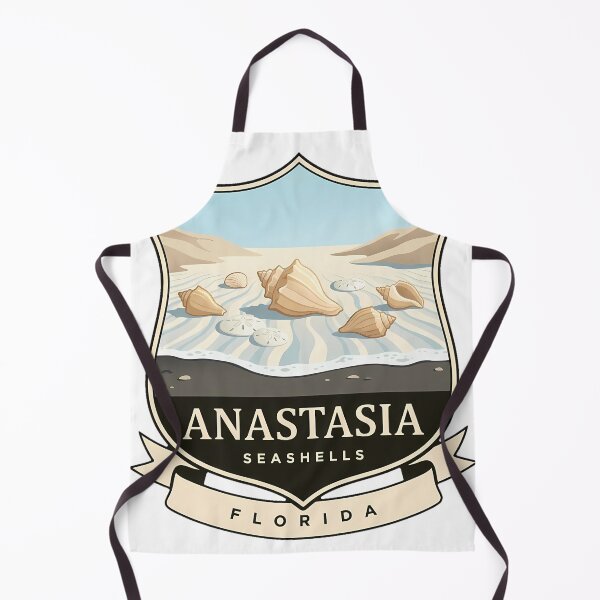 Item preview, Anastasia State Park Seashells Sand Dollars Florida Crest Sticker designed and sold by DetourDgn.