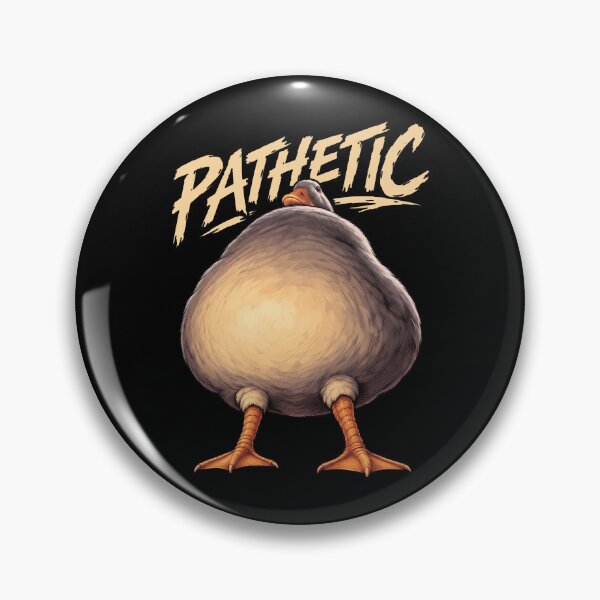 Item preview, Judgmental Fat Duck Pathetic Meme Funny Sarcastic Bird designed and sold by Vermanartist.