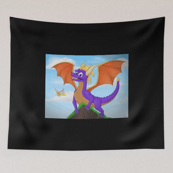 Item preview, Purple Dragon Adventure Illustration designed and sold by Baby-Care.