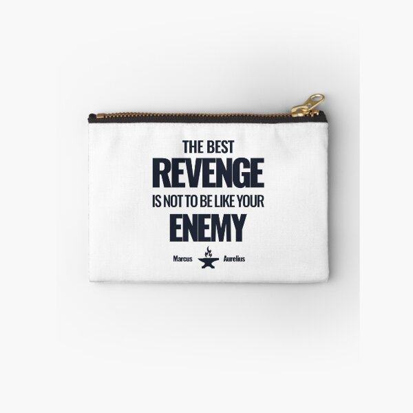 Item preview, The Best Revenge Is Not to Be Like Your Enemy - Marcus Aurelius - Bold Stoic Quote - Dark Version designed and sold by Stoic Core.