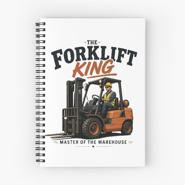 Item preview, The Forklift King – Vintage Warehouse Legend designed and sold by RetroNibylander.