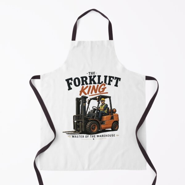 Item preview, The Forklift King – Vintage Warehouse Legend designed and sold by RetroNibylander.