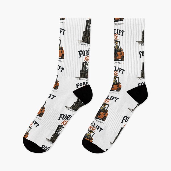 Item preview, The Forklift King – Vintage Warehouse Legend designed and sold by RetroNibylander.