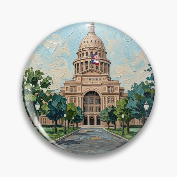 Item preview, Texas State Capitol Acrylic Travel Print, Texas USA designed and sold by POSTERIOCREW.