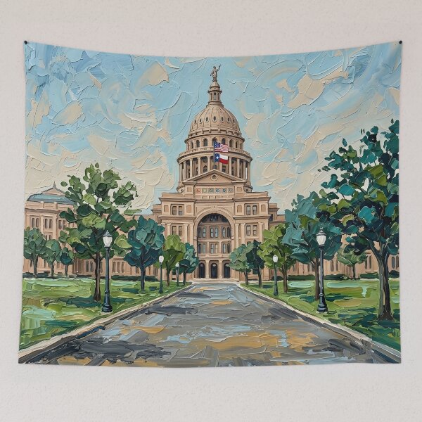 Item preview, Texas State Capitol Acrylic Travel Print, Texas USA designed and sold by POSTERIOCREW.
