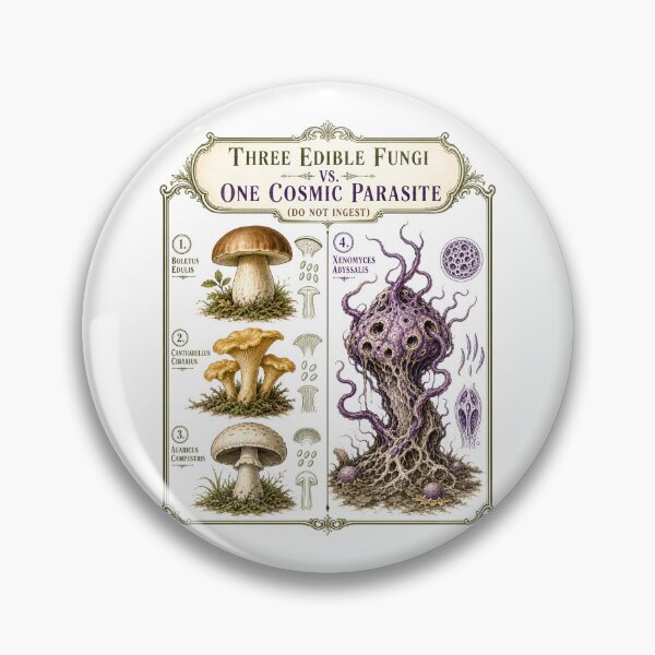 Item preview, Lovecraft: Three Edible Fungi vs Cosmic Parasite designed and sold by Fenay Designs.