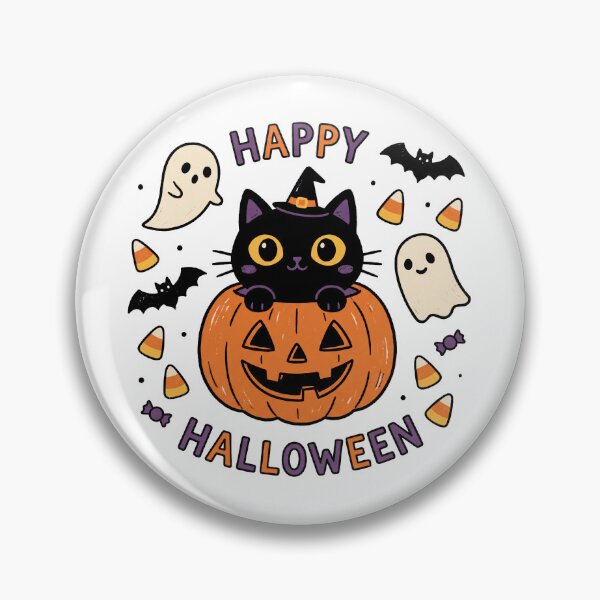 Item preview, Little black cat Halloween designed and sold by shirt-planet.