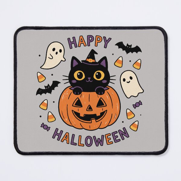 Item preview, Little black cat Halloween designed and sold by shirt-planet.