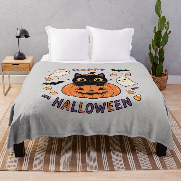 Item preview, Gatito negro Halloween designed and sold by shirt-planet.