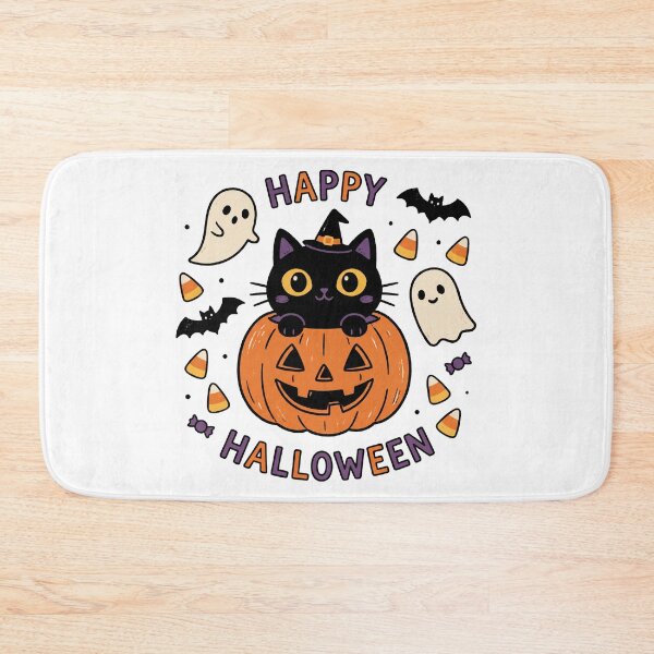 Item preview, Little black cat Halloween designed and sold by shirt-planet.
