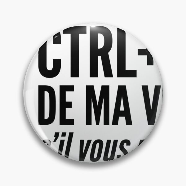 Item preview, Ctrl Z of My Life Gift Dev Geek French Humor designed and sold by Niebieski-Labs.