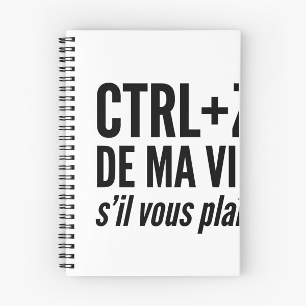 Item preview, Ctrl Z de mi vida Regalo Dev Geek Humor francés designed and sold by Niebieski-Labs.