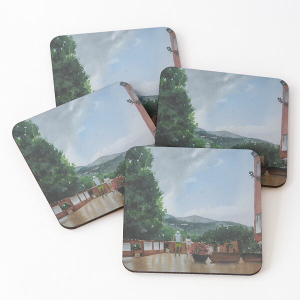 Item preview, Sardinia Mountain View Traditional Watercolor designed and sold by SlavaArt.