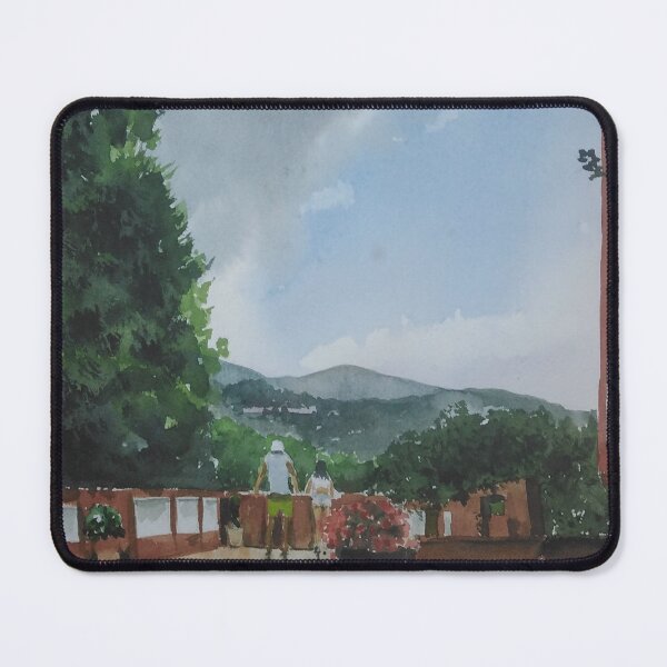 Item preview, Sardinia Mountain View Traditional Watercolor designed and sold by SlavaArt.