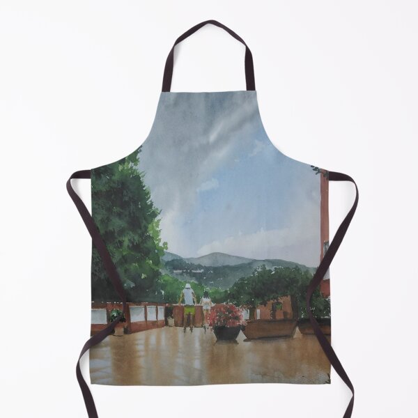 Item preview, Sardinia Mountain View Traditional Watercolor designed and sold by SlavaArt.