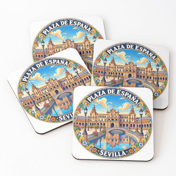 Item preview, Plaza de España, Seville – Andalusia Travel Art designed and sold by ChicClicker.