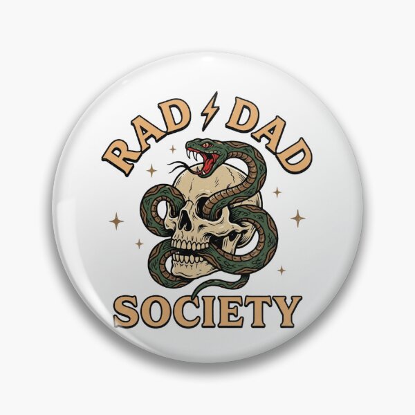 Item preview, Rad Dad Society Vintage Skull And Snake Tattoo Style Father's Day designed and sold by raedattia.