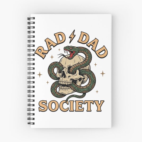 Item preview, Rad Dad Society Vintage Skull And Snake Tattoo Style Father's Day designed and sold by raedattia.
