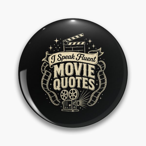 Item preview, Movie Quotes Vintage Film Reel and Projector Graphic designed and sold by ROUX-ART.