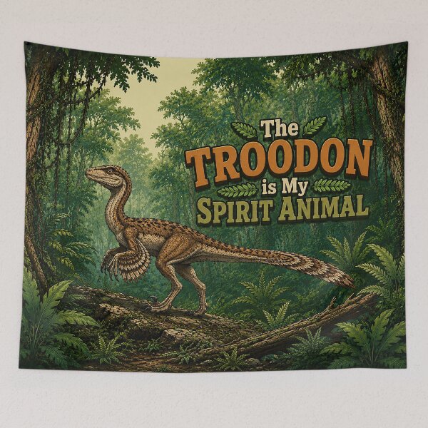 Item preview, The Troodon is my Spirit Animal designed and sold by nikkolaus.