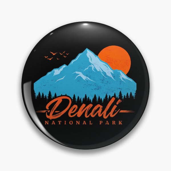 Item preview, Denali National Park Vintage Mountain designed and sold by YounexxART.