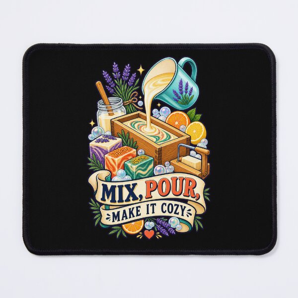 Item preview, Mix Pour Make It Cozy Soap Making Art designed and sold by CheerfulNest.