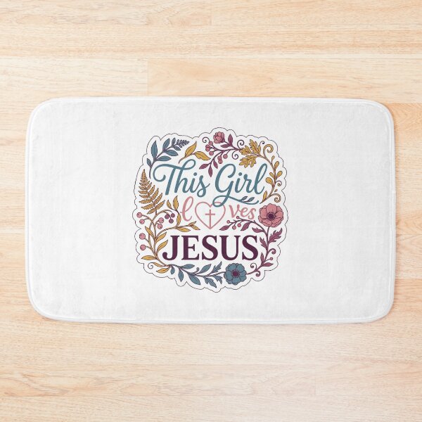 Item preview, This Girl Loves Jesus designed and sold by domostore.
