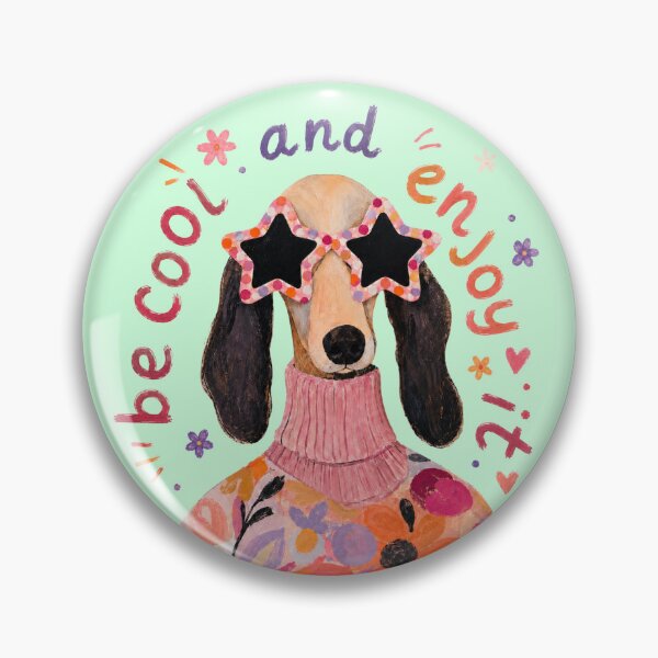 Item preview, Cute Dog Be Cool And Enjoy designed and sold by DesignByKhayal.