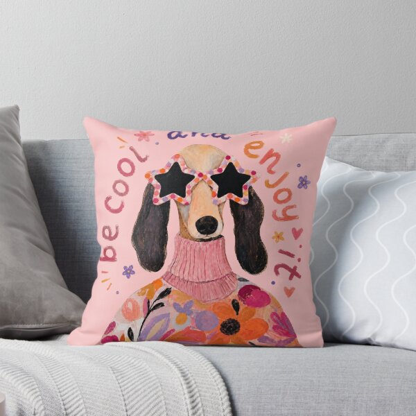 Item preview, Cute Dog Be Cool And Enjoy designed and sold by DesignByKhayal.