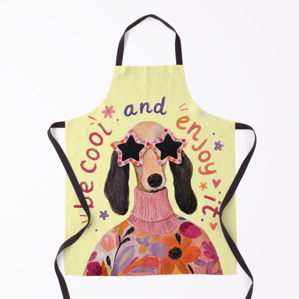 Item preview, Cute Dog Be Cool And Enjoy designed and sold by DesignByKhayal.