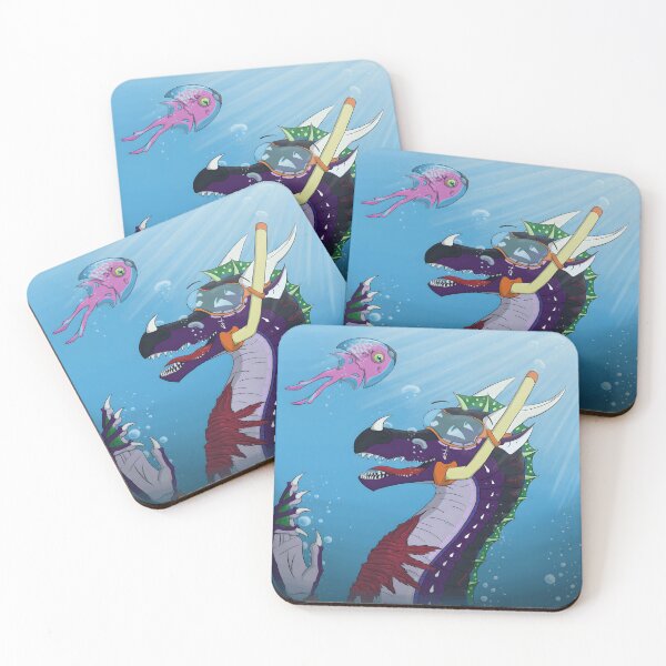 Item preview, Colorful Dragon with Snorkel and Fish Underwater designed and sold by Baby-Care.